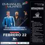 Boletos gratis para el concierto de Emmanuel y Mijares con tus compras en Plaza Carso