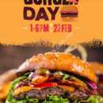 Burger Day Rappi 23 de febrero: Hasta 50% de descuento en hamburguesas