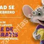 Chuck E. Cheeses al DOBLE de tokens (monedas)