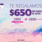 Cupón Netshoes por Facebook de $650 de regalo: $350 de descuento + $300 de cashback