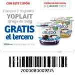 Cupón Soriana de 3x2 en yogurt Griego Yoplait y cuernitos Tía Rosa