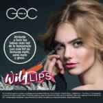 En GOC Make up cosmetiquera gratis con 3 labiales al comprar $1,000