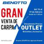 Gran Venta de Carpa Benotto 2017 con precios de outlet en bicicletas y accesorios