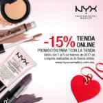 15% de descuento en toda la tienda en línea de Nyx Cosmetics