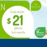 En Vivaaerobus vuelos sencillos a $21 más impuestos esta semana