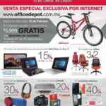 Venta Especial Office Depot 15 de febrero con bicicleta Gratis en compras de $5,999 o más por internet