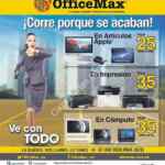 En Office Max nuevamente hasta 35% de descuento en computadoras e impresoras