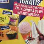 Compra cualquier helado o paleta en Nutrisa y te llevas de regalo unas palomitas Cinépolis