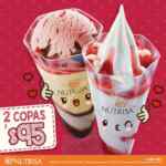 Promo San Valentín Nutrisa: 2 copas de helado por $95