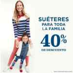 40% de descuento en suéteres para toda la familia en Old Navy este fin de semana