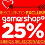 25% de descuento en juegos seleccionados en la tienda en línea de Gamers por San Valentín