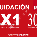 Liquidación Puma 2017 con 2x1 en ropa, calzado y accesorios seleccionados