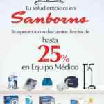 En Sanborns hasta 25% de descuento en equipo médico