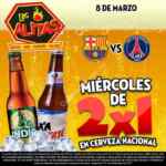 2x1 en cerveza en Las Alitas los miércoles