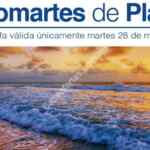 Aeromartes de Playas en Aeromar: Vuelos redondos a destinos de playa desde $1,799 sólo hoy