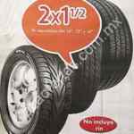 En Chedraui 2x1½ en llantas y 30% de descuento en lubricantes
