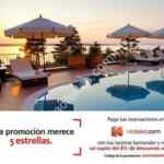 Cupón Hoteles.com y Santander de 8% de descuento adicional