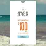 En LOB cupón de $100 por cada $1,000 de compra y 3 meses sin intereses