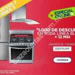 Cupón Lowes $1,000 de descuento en toda la línea blanca y 12 MSI