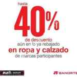 Promoción Martí Outlet Banorte: 40% de descuento adicional el 1 y 2 de marzo