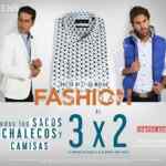 En Mens Fashion 3x2 en sacos, camisas y chalecos