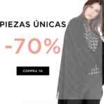 Piezas únicas en Julio con 70% de descuento