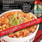 En Potzollcalli cervezas a $15 en la compra de un pozole de Cuaresma