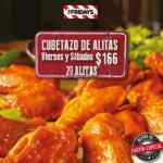 En TGI Fridays cubetazo de alitas (con 20 alitas) por $166 los viernes y sábados