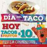Promoción Día del Taco en Taco Inn 31 de marzo: tacos al pastor a sólo $10