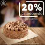 Promoción El Globo cumpleañeros: 20% de descuento en pasteles el mes de tu cumpleaños