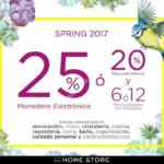 Promoción de Primavera The Home Store: 20% de descuento y hasta 12 msi