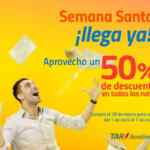 Promoción Semana Santa Aerolíneas TAR: TODAS las rutas a mitad de precio sólo hoy hasta las 5:00