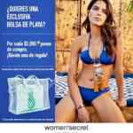 En Womens Secret bolsa de playa de regalo en compras a partir de $2000