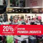 En Promoda Outlet Lindavista 20% de descuento hoy 3 de marzo por inauguración