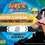 En Sanborns bandana gratis de Naruto al comprar $50 en estampas del álbum Panini