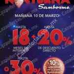 Venta Nocturna Sanborns 10 de marzo: hasta 30% de descuento en toda la tienda