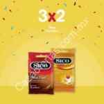 3x2 en condones Sico en Farmacias Benavides