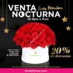Venta Nocturna Enviaflores.com hoy 15 de marzo de las 6:00 PM a 9:00 AM