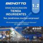 Inauguración Benotto Insurgentes 1 y 2 de abril con 10% de descuento + 6 MSI