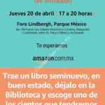 Bliblioteca Global Gratuita Amazon: Intercambio de libros gratis hoy jueves 20 de abril