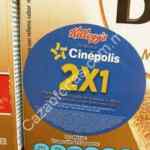 Promoción Kelloggs 2x1 Cinépolis en barras de cereal marcadas
