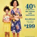 En Old Navy 40% de descuento en vestidos y balerinas a $199 sólo hoy 14 de abril