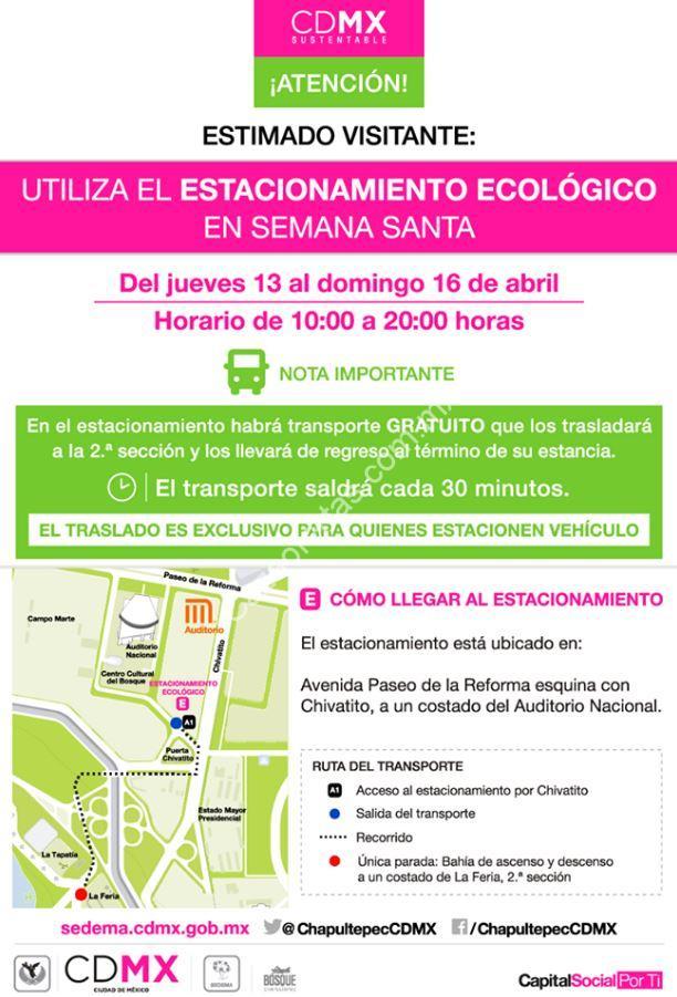 Estacionamiento ecológico GRATIS en la zona Chapultepec y Auditorio  Nacional en la CDMX - Cazaofertas México