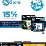 Promoción HP Viernes de Pinta: 15% de descuento en todos los cartuchos