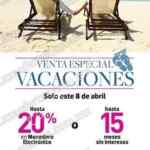 Liverpool Venta Especial de Vacaciones 8 de abril: 20% en monedero o 15 MSI