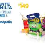 Membresía Club Cinépolis gratis en la compra de un combo familiar