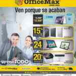 En Office Max 15% de descuento en disco duro y 20% en impresoras