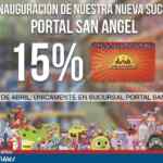 Promoción Juguetibici Portal San Ángel: 15% en monedero por inauguración
