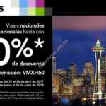 Hasta 50% de descuento en vuelos nacionales e internacionales por Volaris