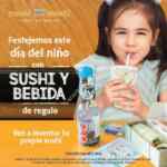 Promoción Moshi Moshi Día del Niño: Sushi y bebida gratis para niños este 30 de abril